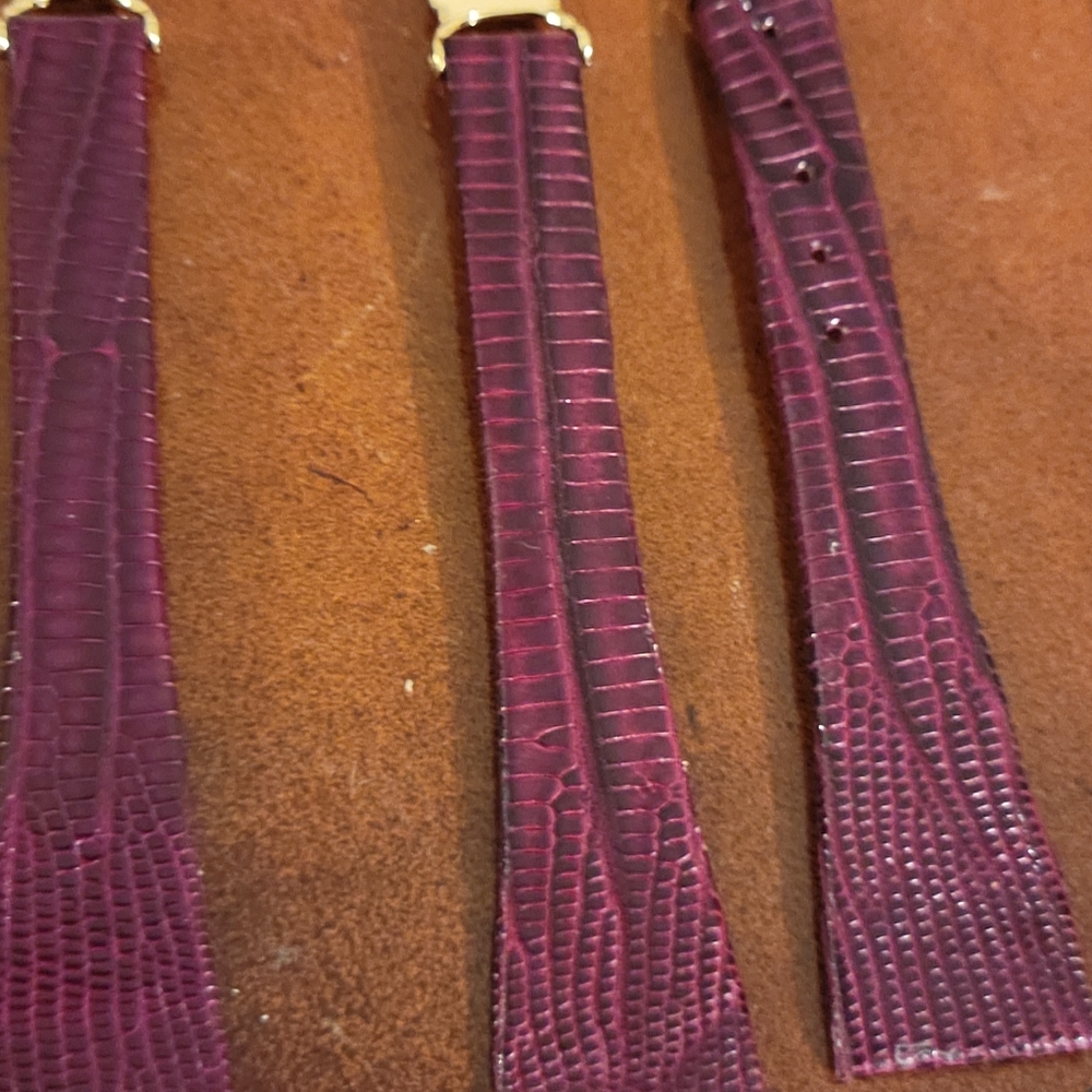 Vintange New Stock Swiss Made 18mm Genuine Lizard Watch Band - Picture 2 of 6